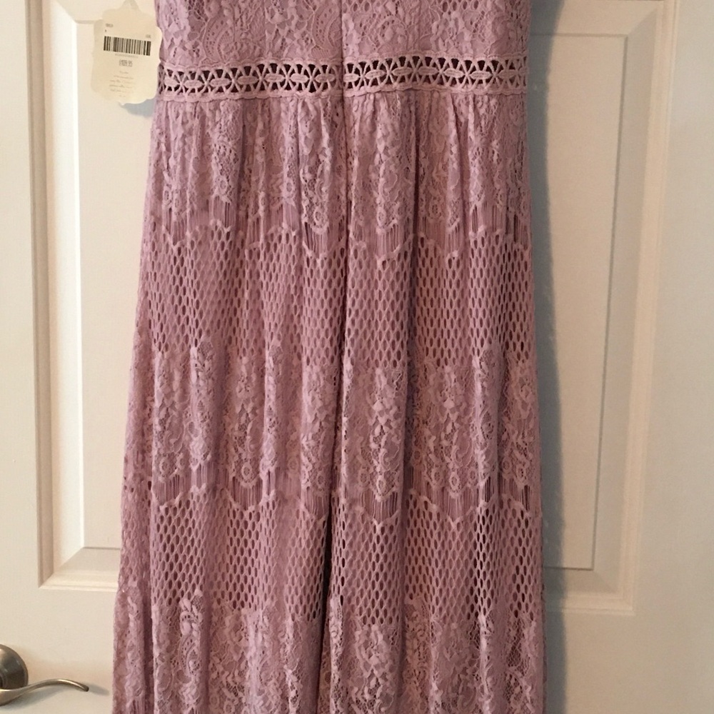 Altar'd State Rose Lace Maxi Dress